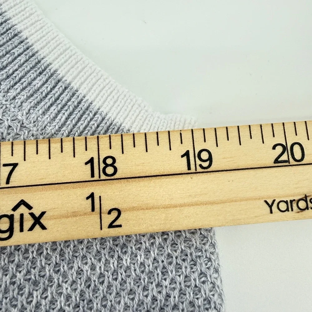 OFFLINE by Aerie Grey Tennis Sweater Vest Cardigan‎ Button Front Women's Small